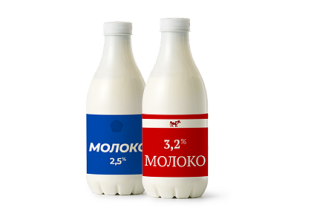 Молоко в пластиковой бутылке